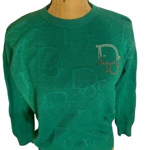 Dior Emerald Green Crewneck Sweater